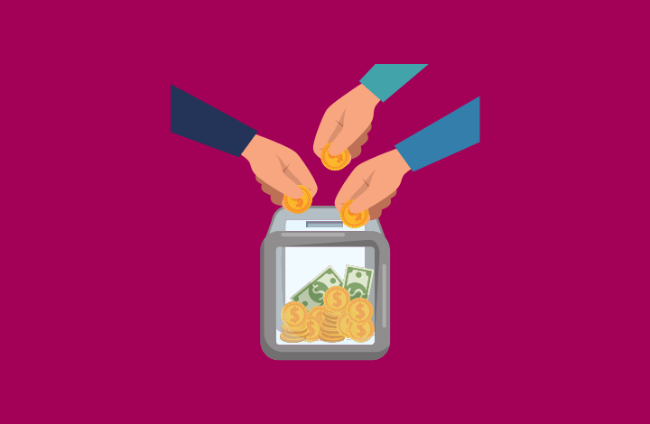 Getting the money to us graphic