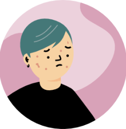 Mind Over Mirror - young person with acne